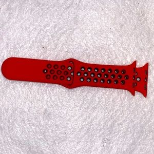 Apple Master watch band 42MM Medium/large red and black band